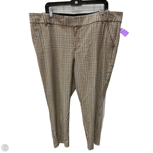 Pants Other By Ava & Viv In Plaid Pattern, Size: 20