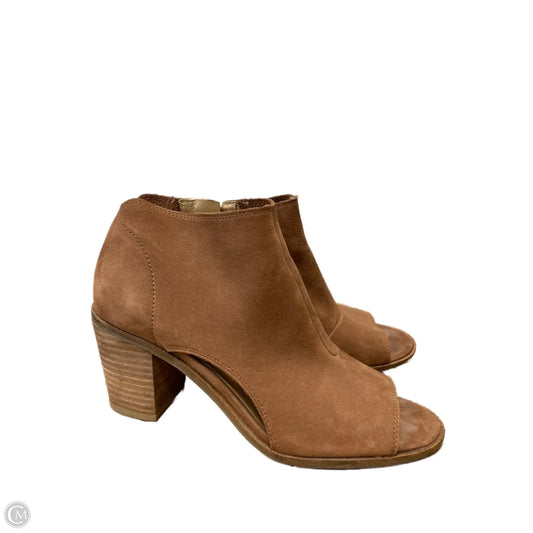 Shoes Heels Block By Lucky Brand In Tan, Size: 8