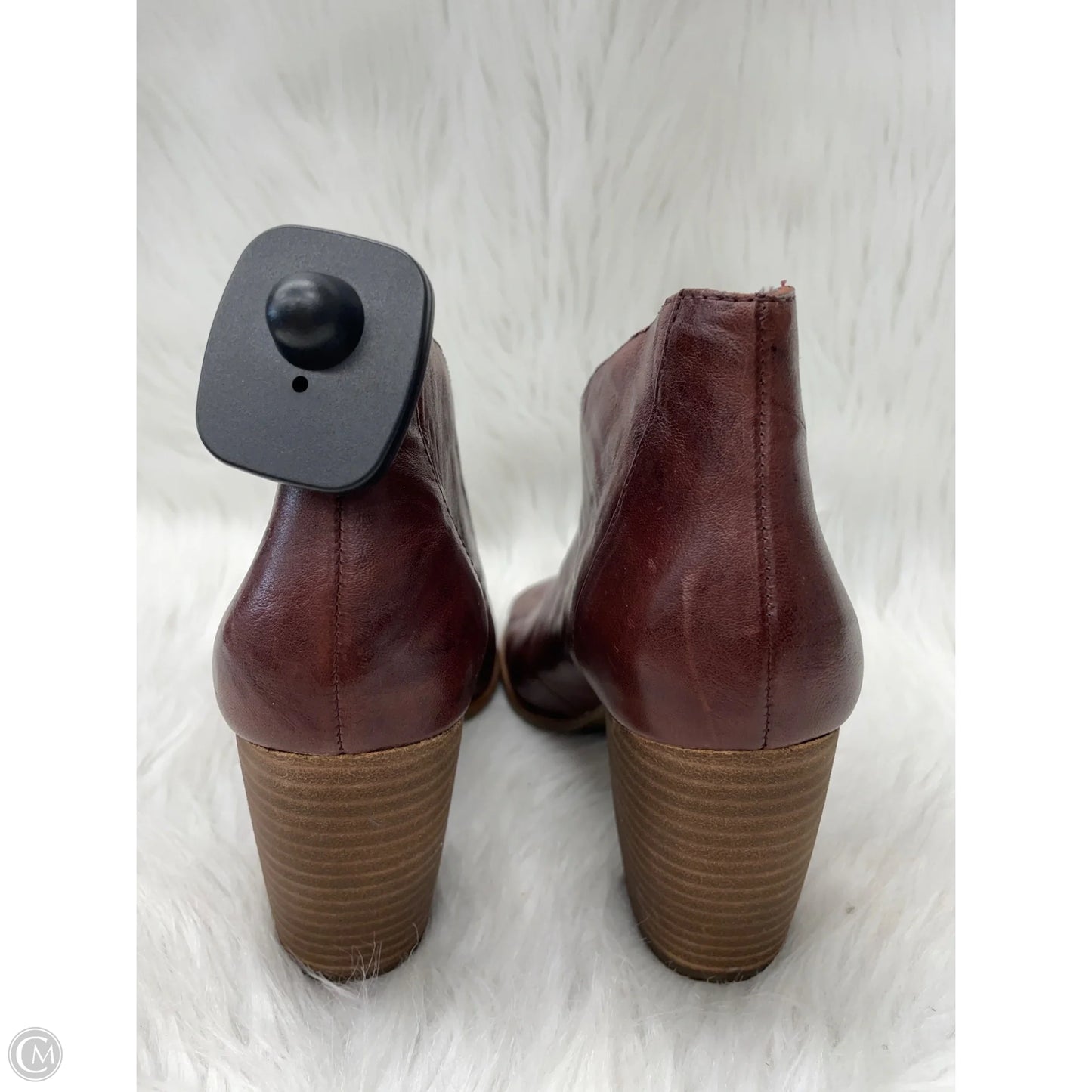 Shoes Heels Block By Lucky Brand In Maroon, Size: 7.5