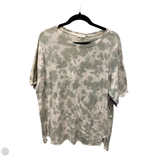 Top Short Sleeve By Easel In Tie Dye Print, Size: L