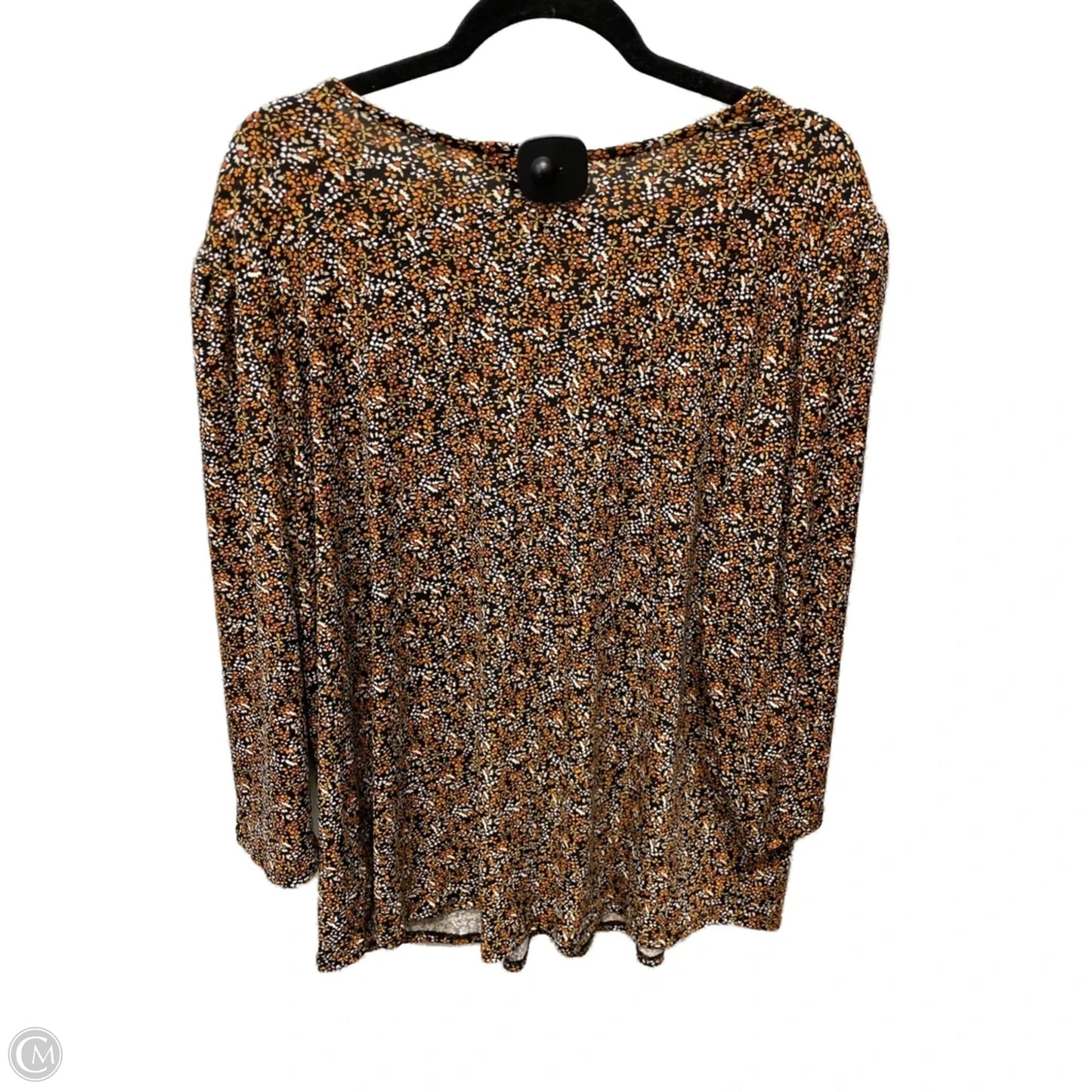 Top 3/4 Sleeve By Adrianna Papell In Multi-colored, Size: 2x