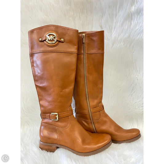 Boots Designer By Michael Kors In Tan, Size: 8.5