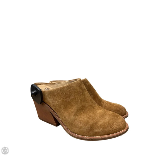 Shoes Heels Block By Sofft In Tan, Size: 8