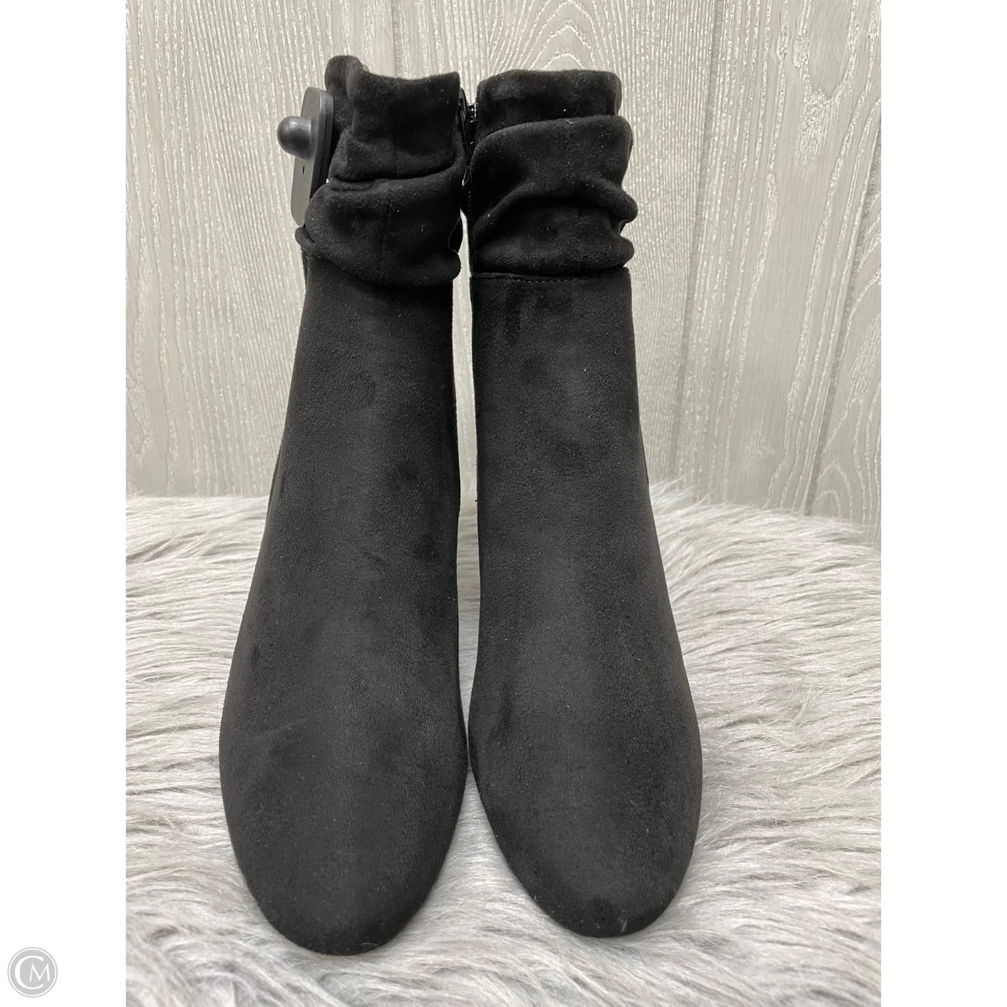 Sandals Heels Block By New York And Co In Black, Size: 9.5