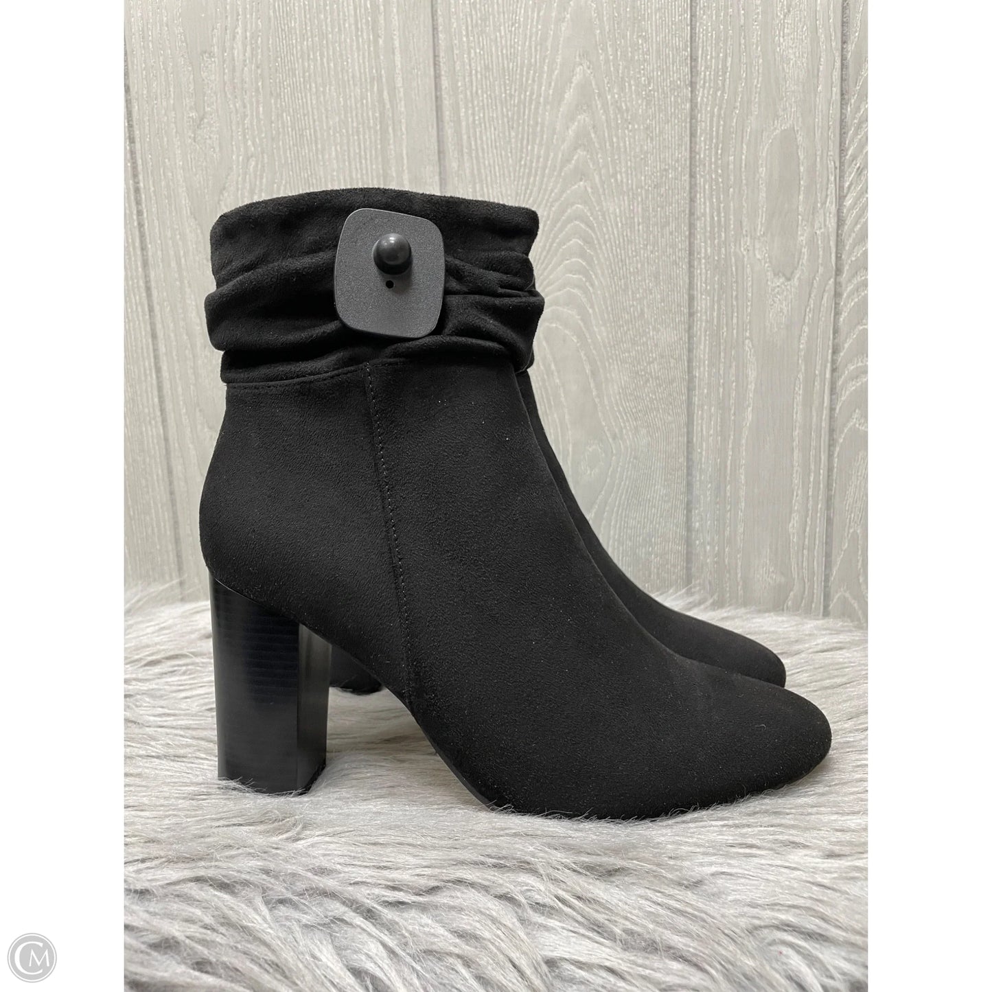 Sandals Heels Block By New York And Co In Black, Size: 9.5