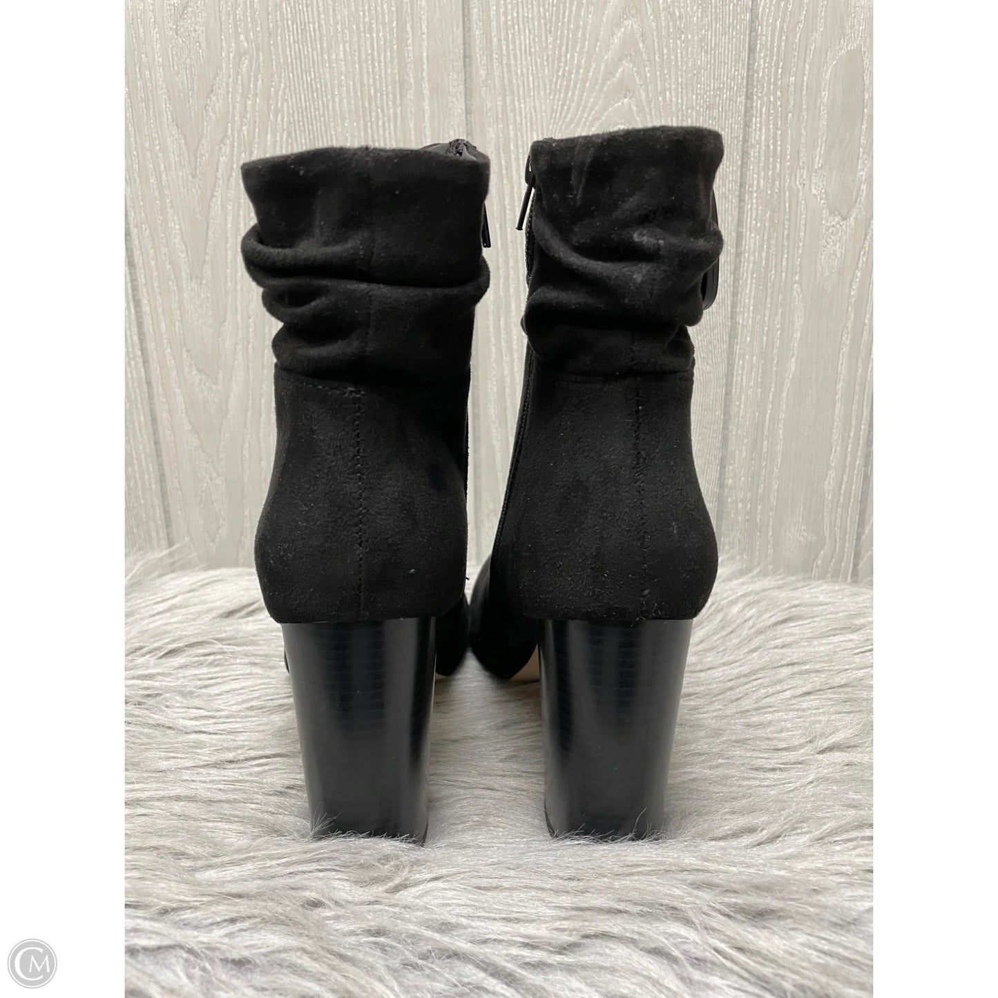 Sandals Heels Block By New York And Co In Black, Size: 9.5