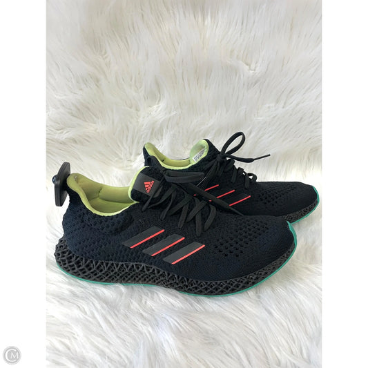 Shoes Sneakers By Adidas In Black & Green, Size: 9