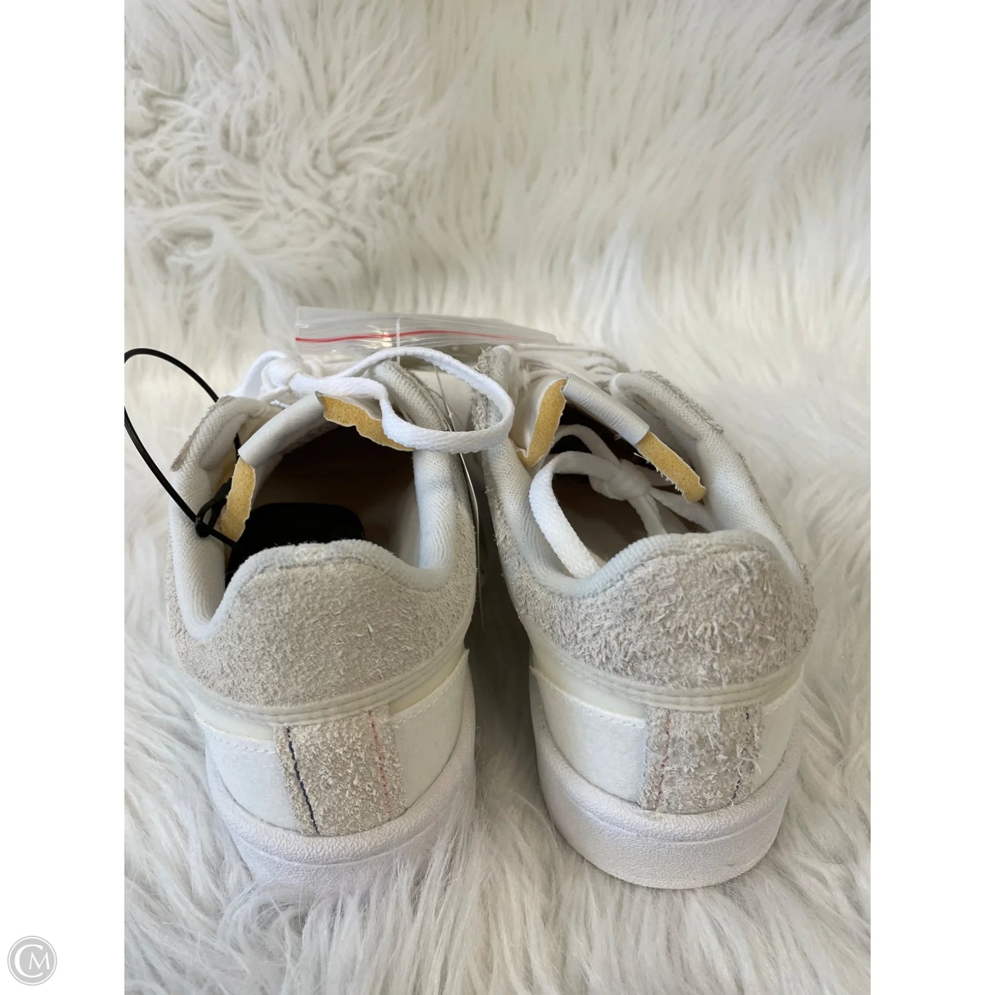 Shoes Sneakers By Adidas In Grey & White, Size: 7