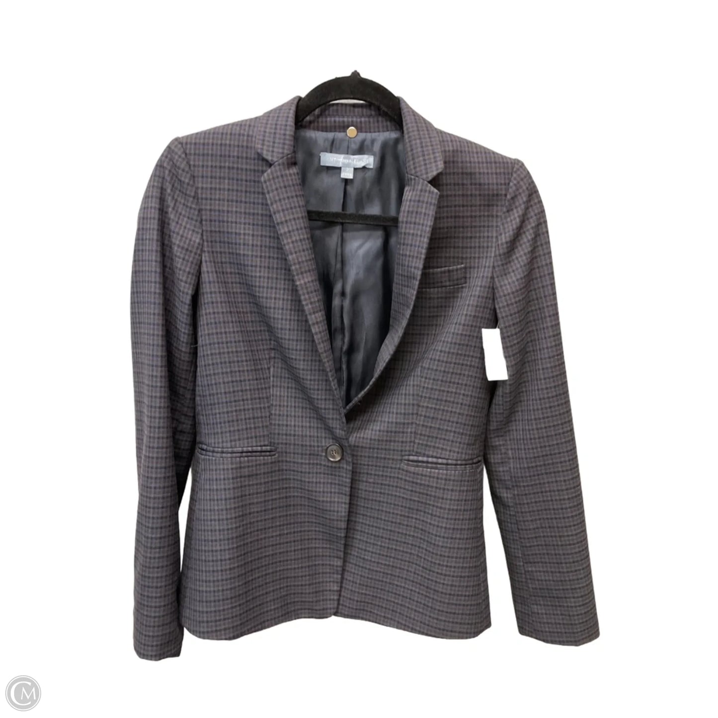 Blazer By Antonio Melani In Plaid Pattern, Size: Xs