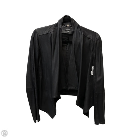 Jacket Leather By Lamarque In Black, Size: M