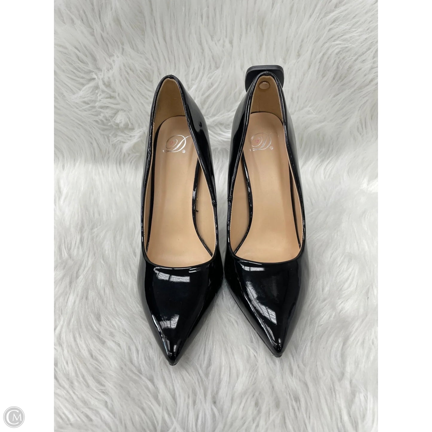 Shoes Heels Stiletto By Delicious In Black, Size: 8.5
