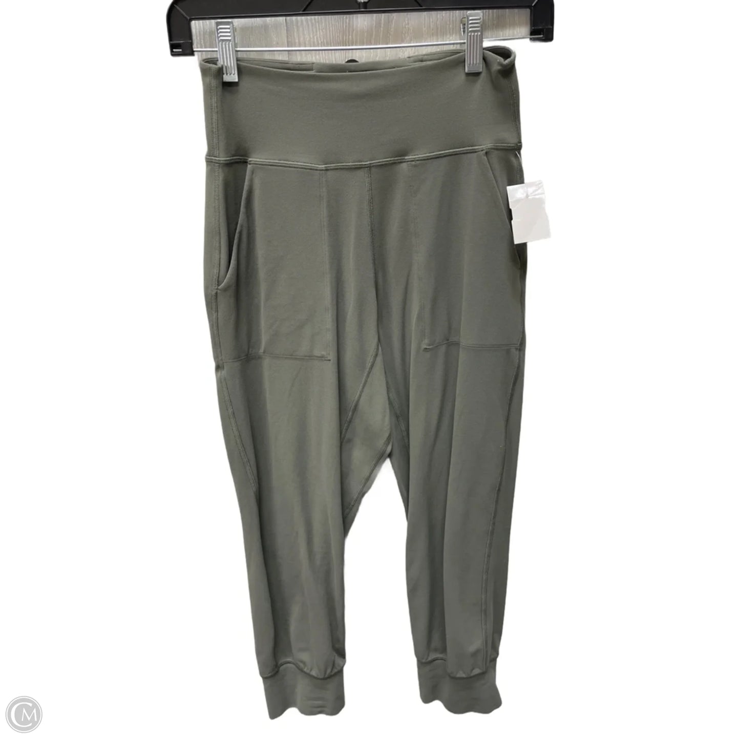 Athletic Capris By Lululemon In Green, Size: S