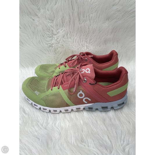 Shoes Athletic By On In Green & Pink, Size: 11