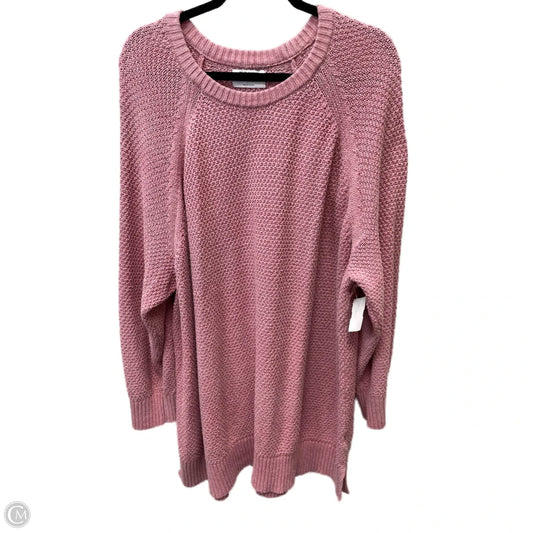 Sweater By Old Navy In Pink, Size: 3x