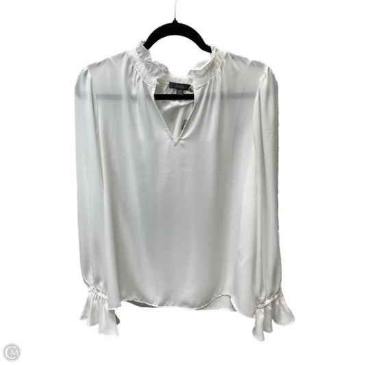 Blouse Long Sleeve By J. Crew In White, Size: M