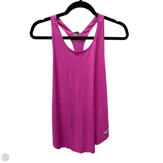 Athletic Tank Top By Nike Apparel In Pink, Size: M