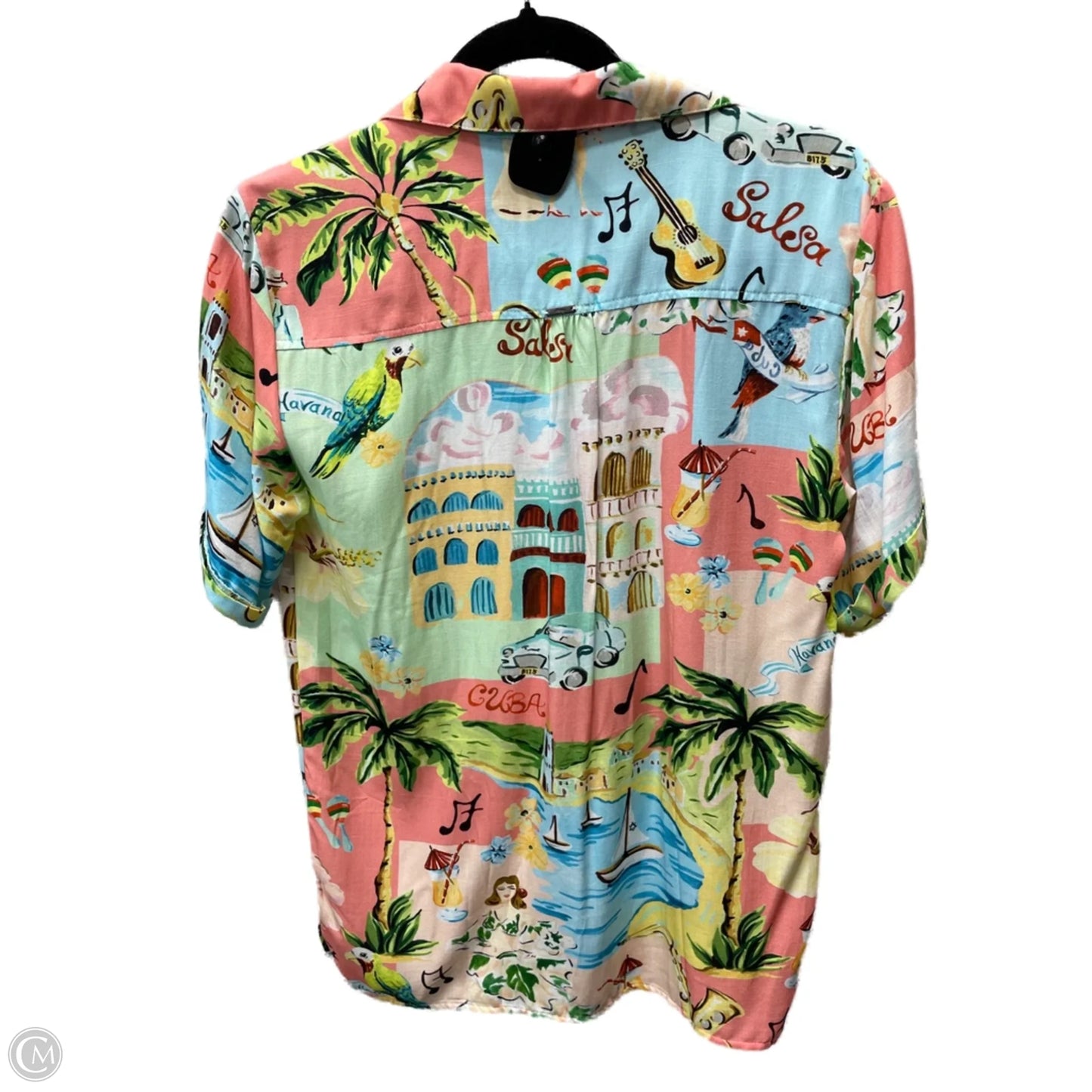 Top Short Sleeve By Maaji In Multi-colored, Size: S