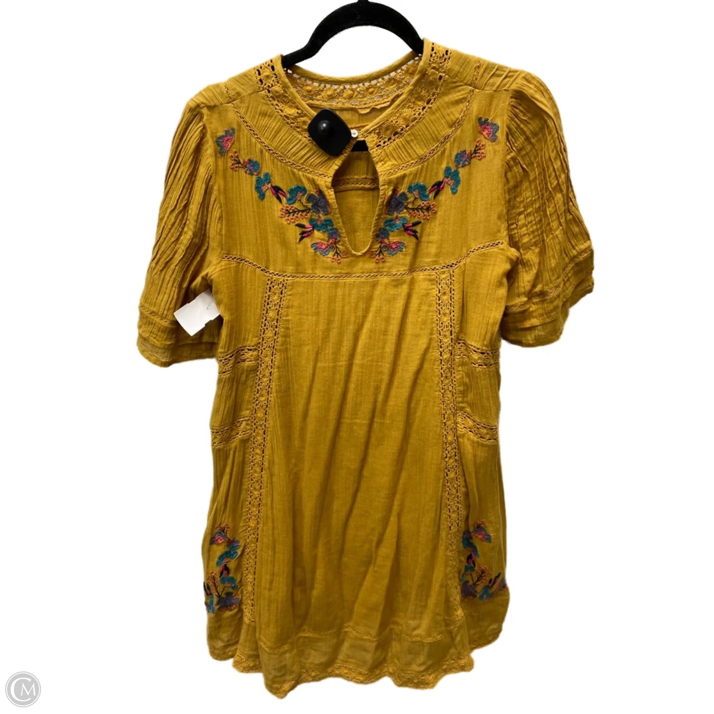 Dress Casual Short By Free People In Yellow, Size: Xs
