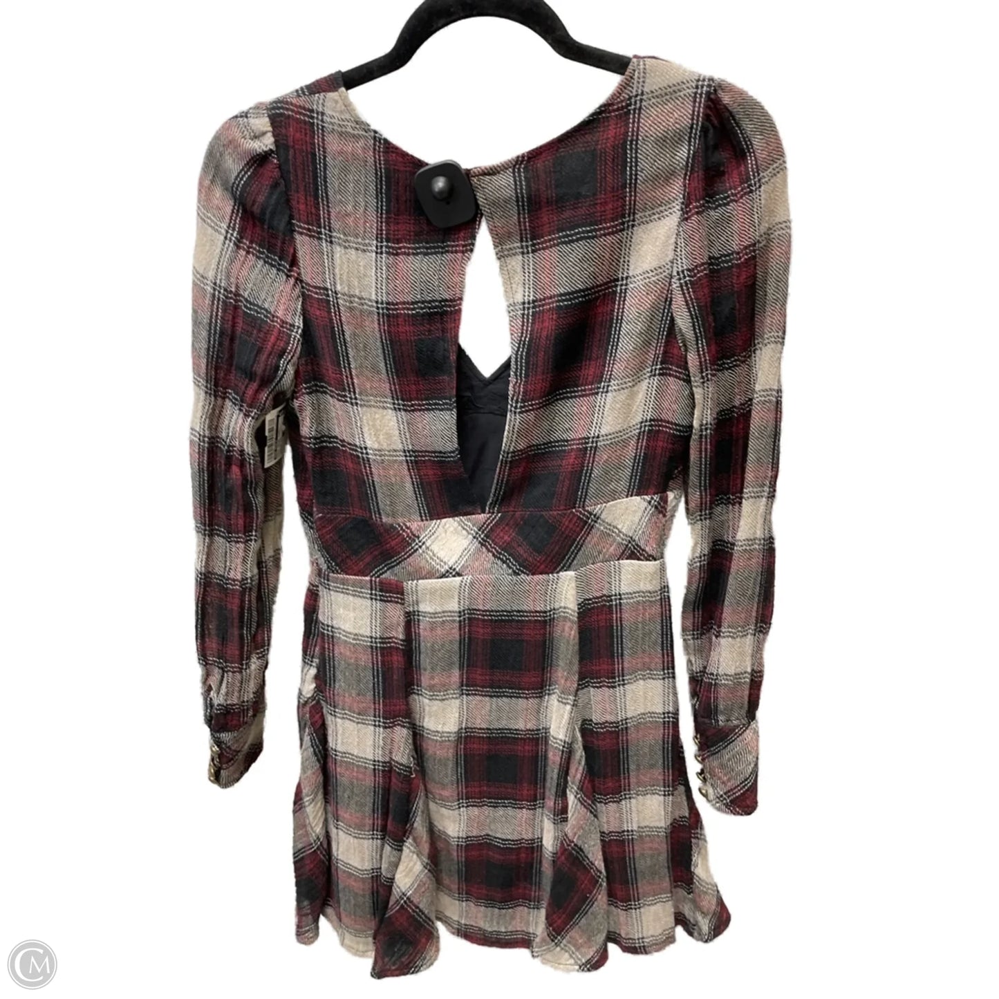 Dress Casual Short By Free People In Plaid Pattern, Size: S