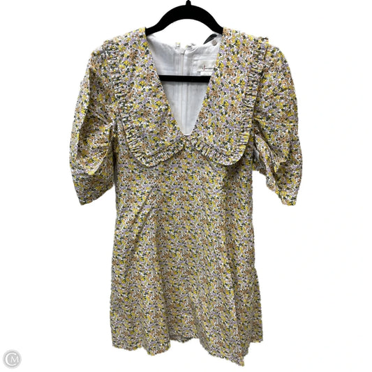 Dress Casual Short By Anthropologie In Floral Print, Size: S