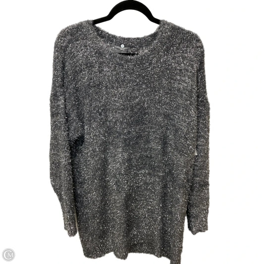 Sweater By Anthropologie In Grey & Silver, Size: S