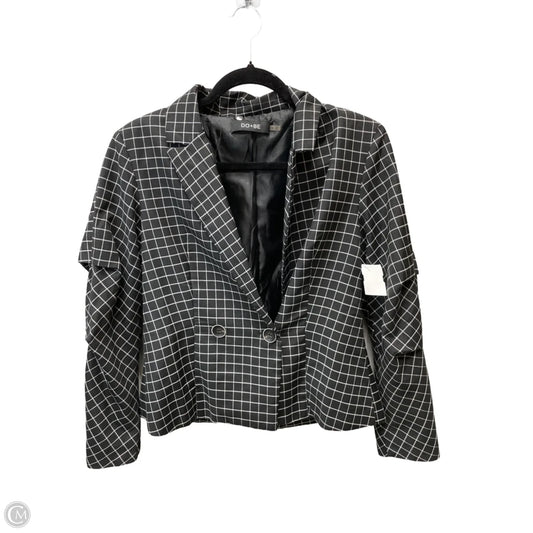 Blazer By Clothes Mentor In Black & White, Size: M