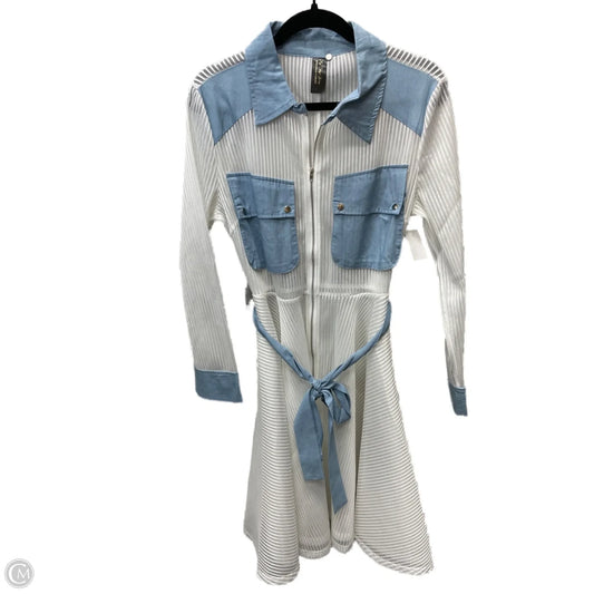 Jacket Other By Mz classy boutique In Blue & White, Size: M