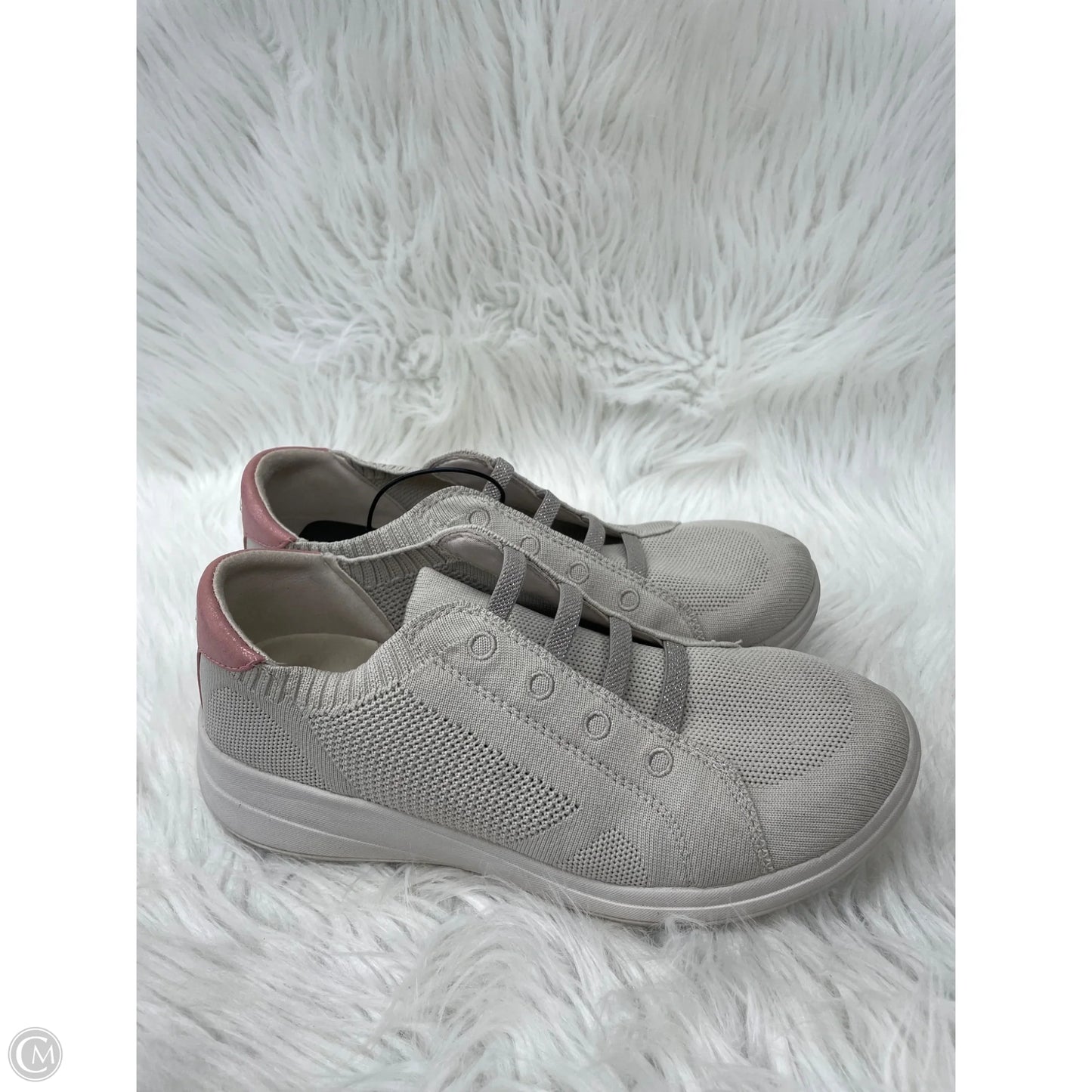 Shoes Sneakers By Bzees In Pink & Tan, Size: 7.5