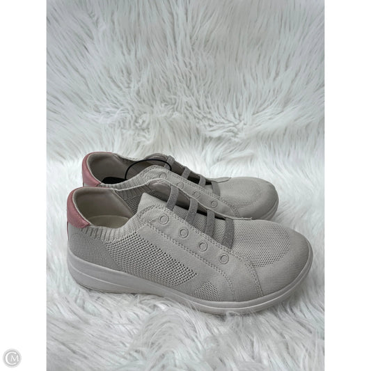 Shoes Sneakers By Bzees In Pink & Tan, Size: 7.5
