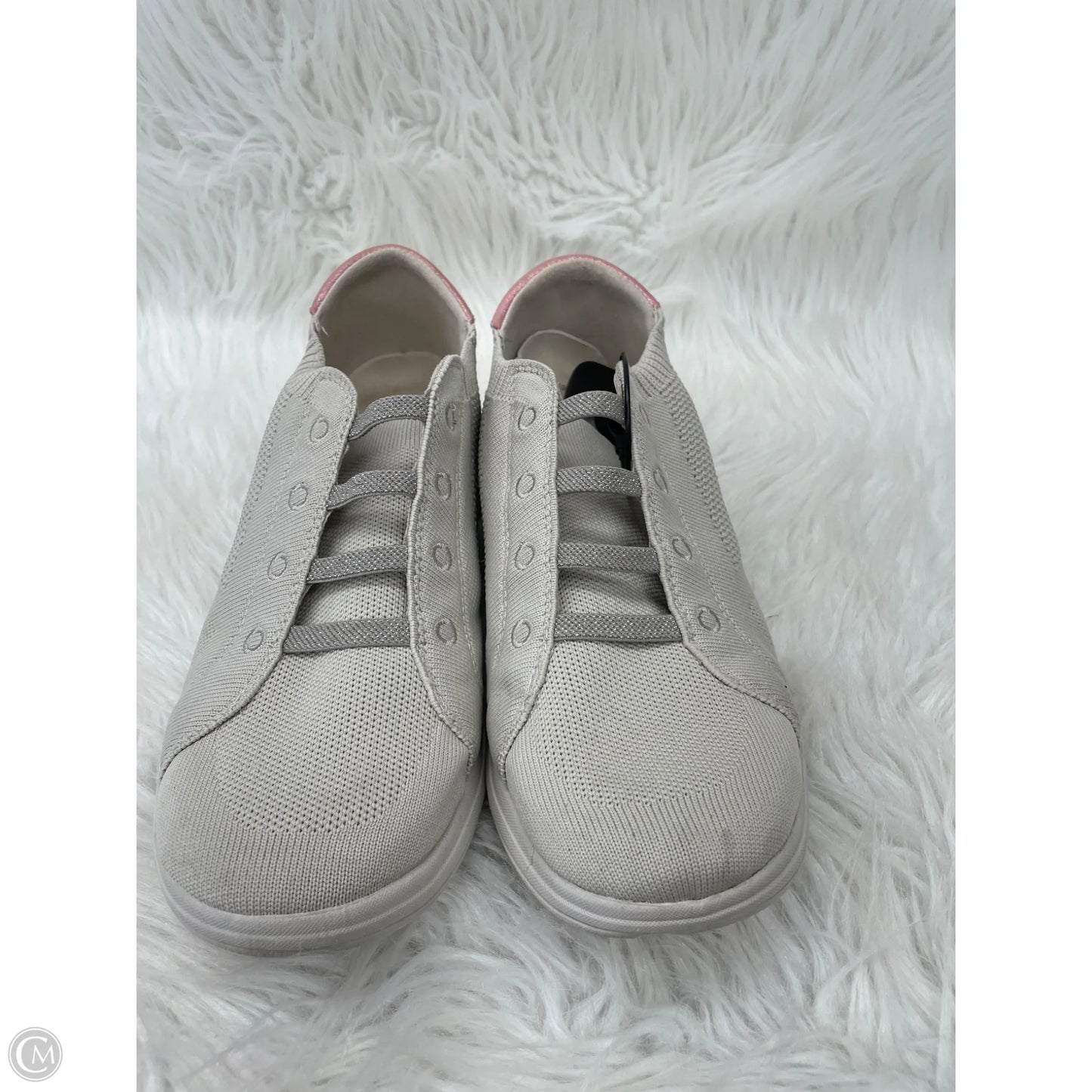 Shoes Sneakers By Bzees In Pink & Tan, Size: 7.5