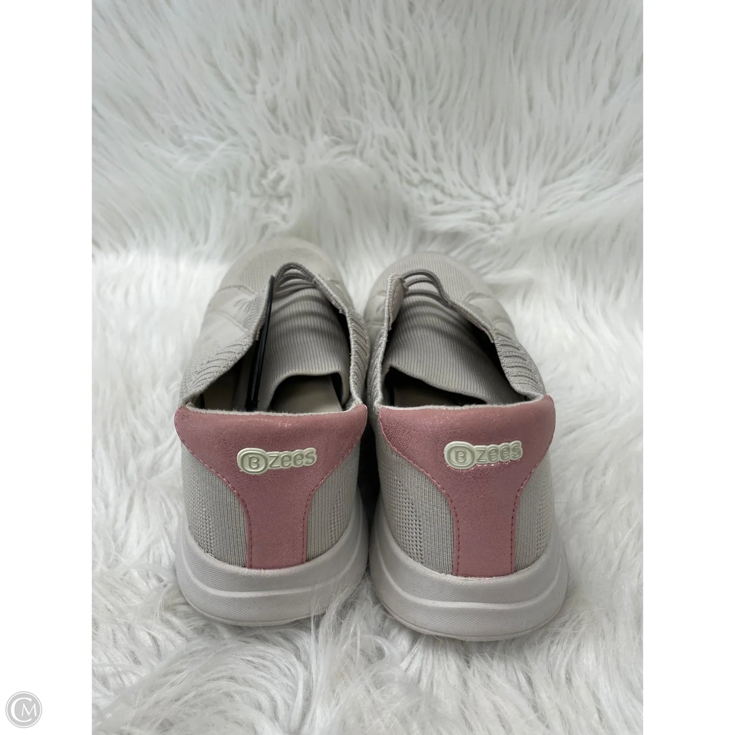Shoes Sneakers By Bzees In Pink & Tan, Size: 7.5