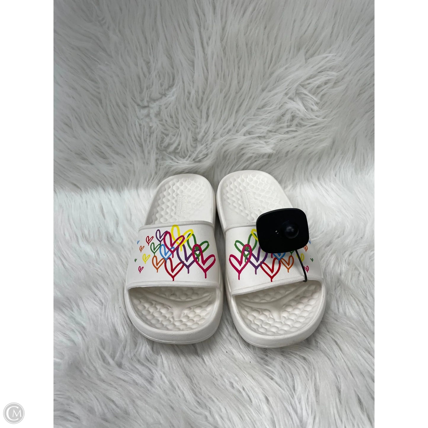 Sandals Flats By Skechers In White, Size: 9