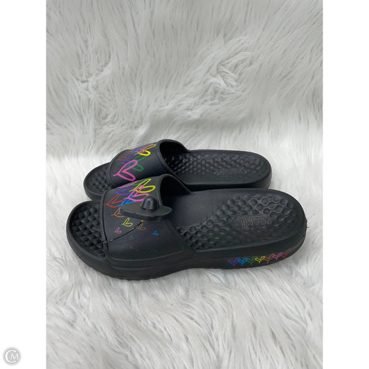 Sandals Flats By Skechers In Black, Size: 9