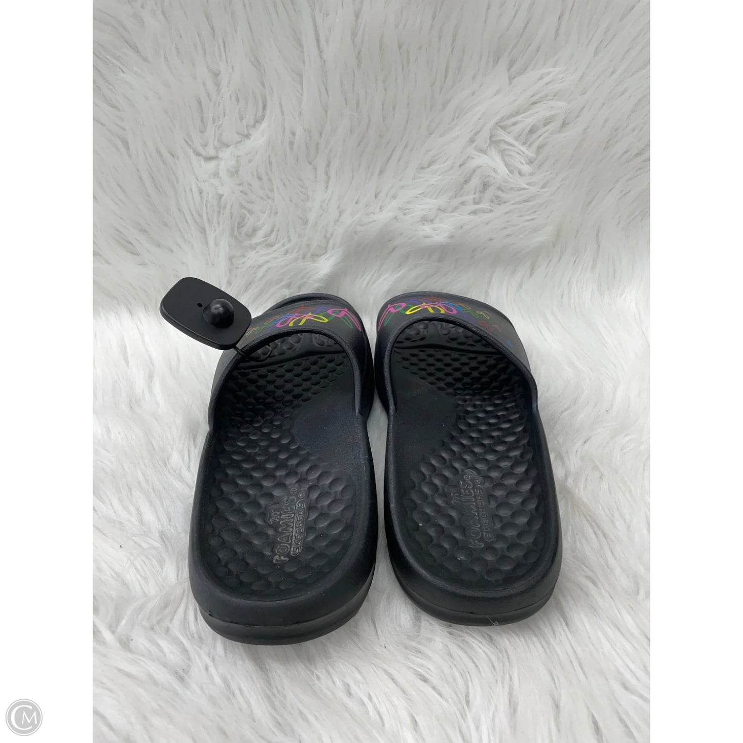 Sandals Flats By Skechers In Black, Size: 9
