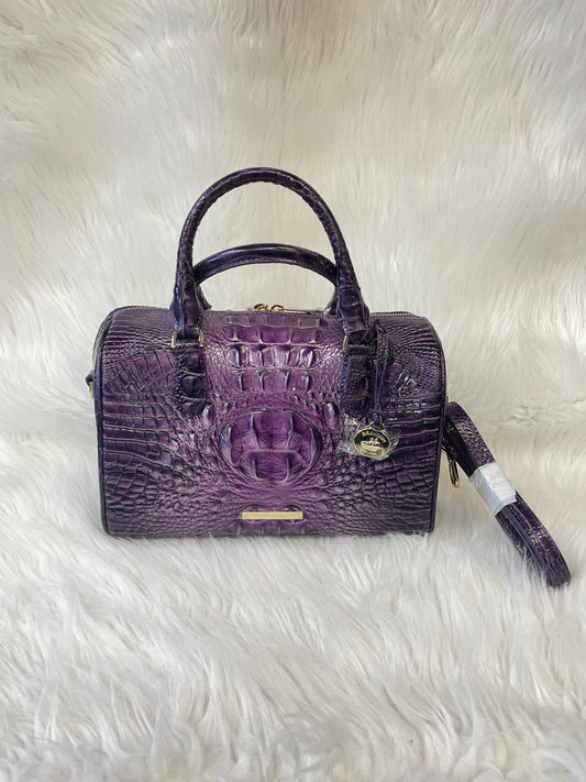 HANDBAG DESIGNER by BRAHMIN In PURPLE, Size: MEDIUM