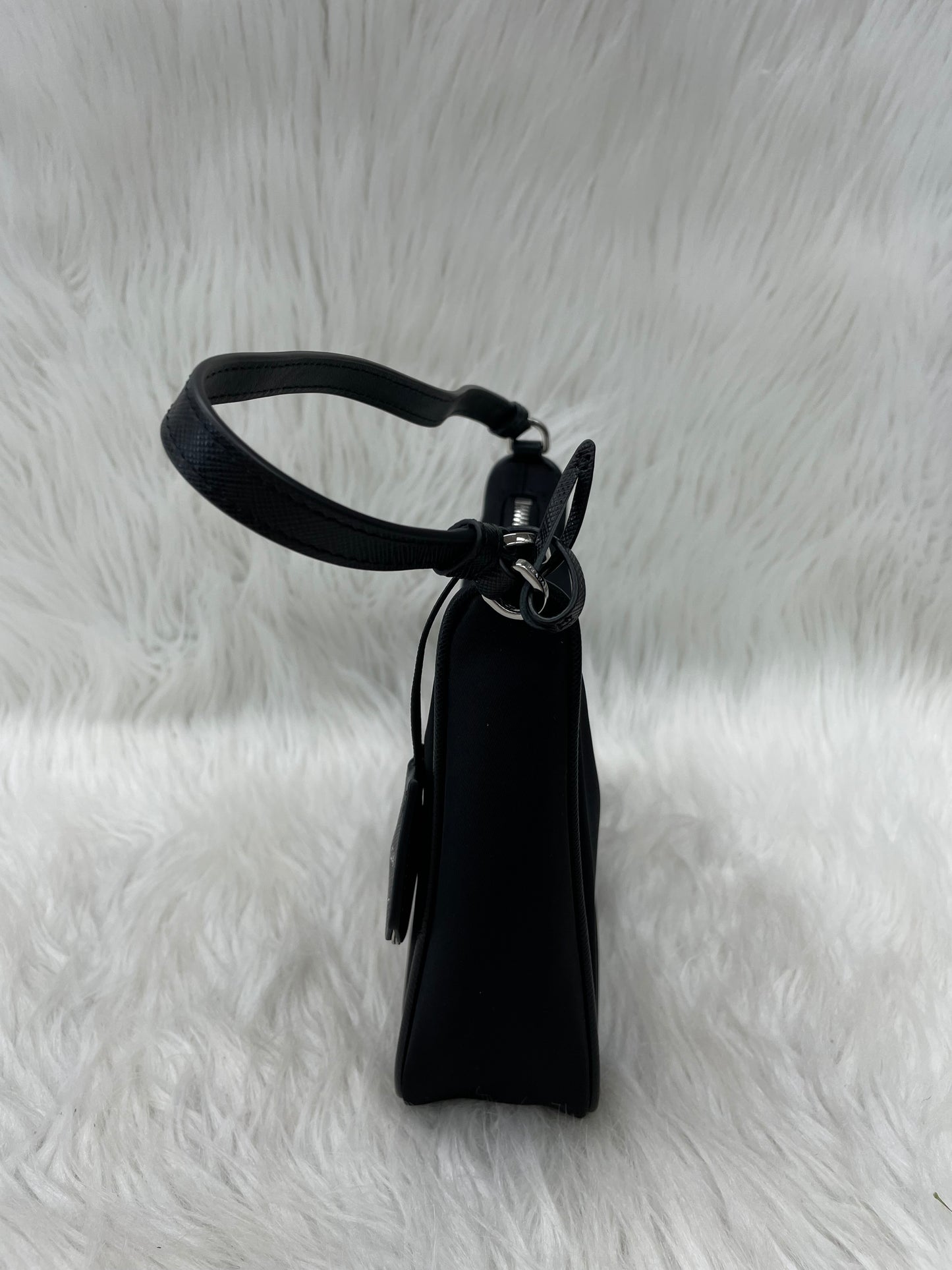 Handbag Luxury Designer By Prada In Black, Size:Small