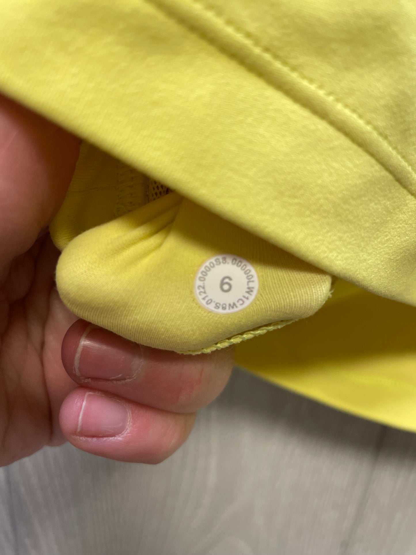 Athletic Bra By Lululemon In Yellow, Size:S