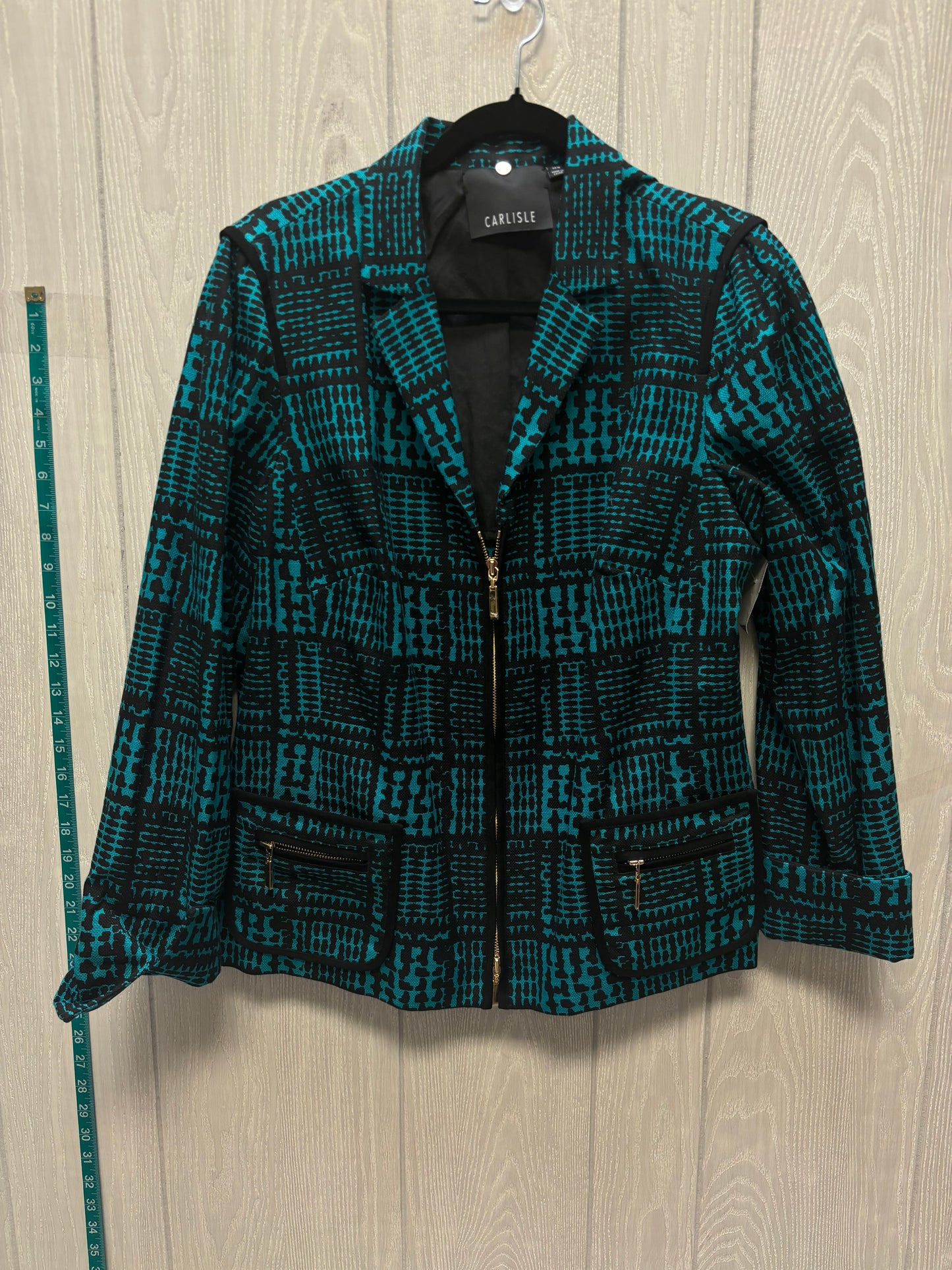 Blazer By Carlisle In Black & Blue, Size:Xl