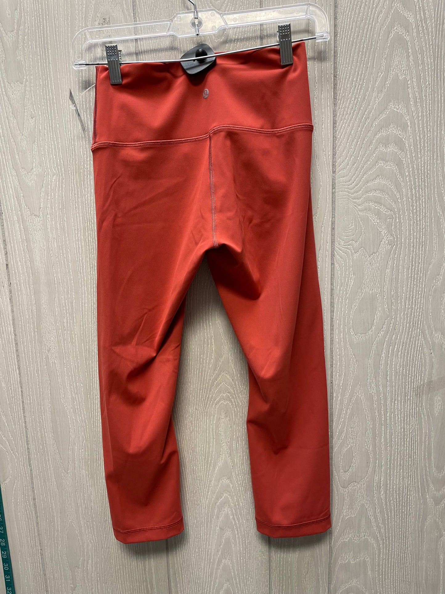 Athletic Leggings Capris By Lululemon In Red, Size:6