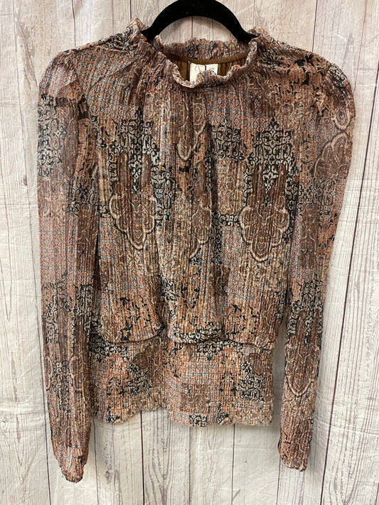 Blouse Long Sleeve By Joie  Size: L