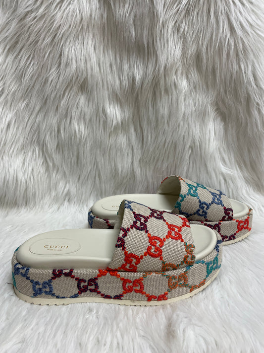 Sandals Luxury Designer By Gucci  Size: 10.5