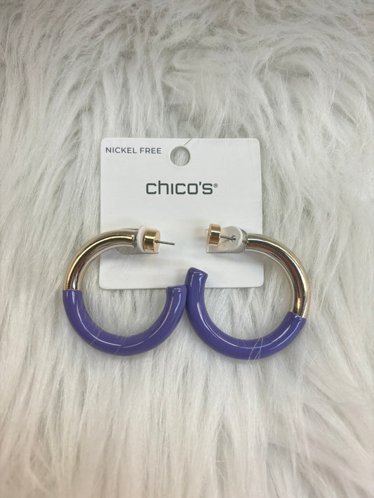 Earrings Hoop By Chicos